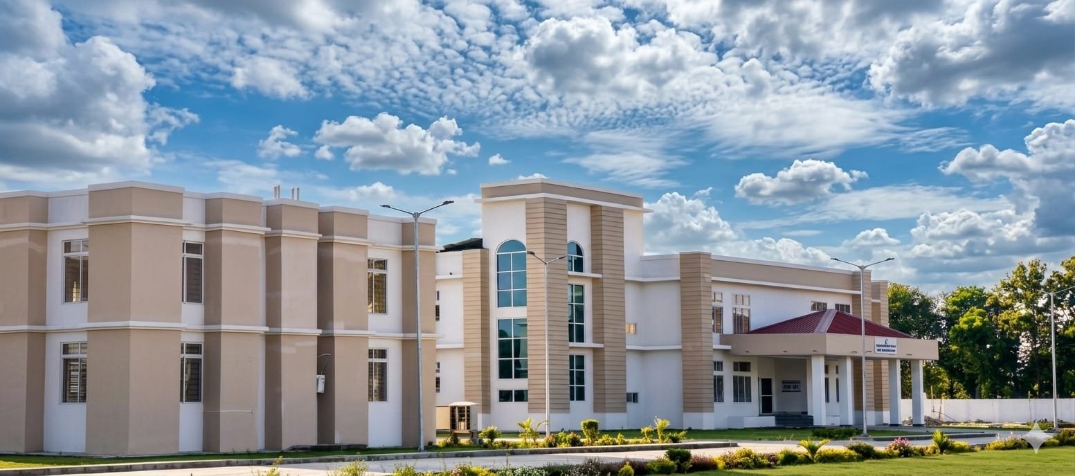 Madhabdev University campus view