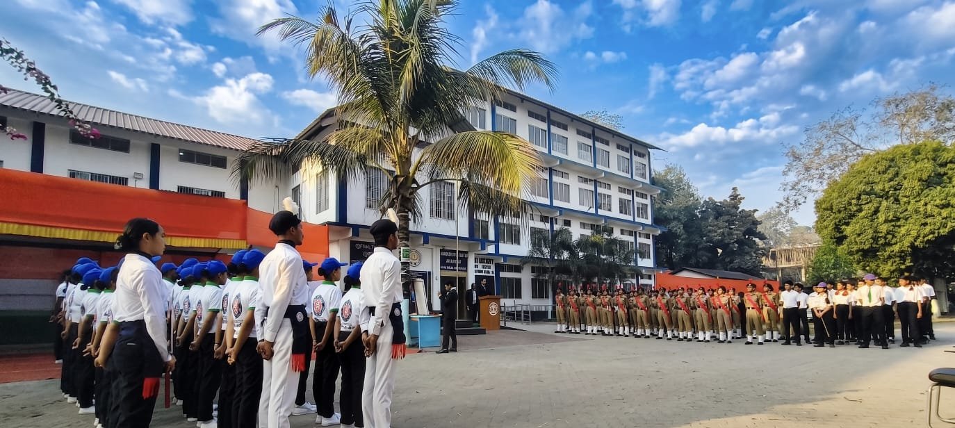 Madhabdev University campus view